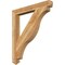 Ekena Millwork Funston Arts & Crafts Rough Sawn Bracket, Western Red Cedar, 4"W x 36"D x 40"H BKT04X36X40FST03RWR - alternate 1